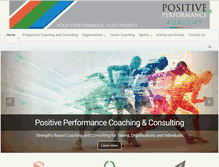 Tablet Screenshot of positiveperformanceacademy.com